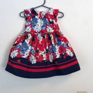EUC Janie and Jack Floral Dress 6-12 months